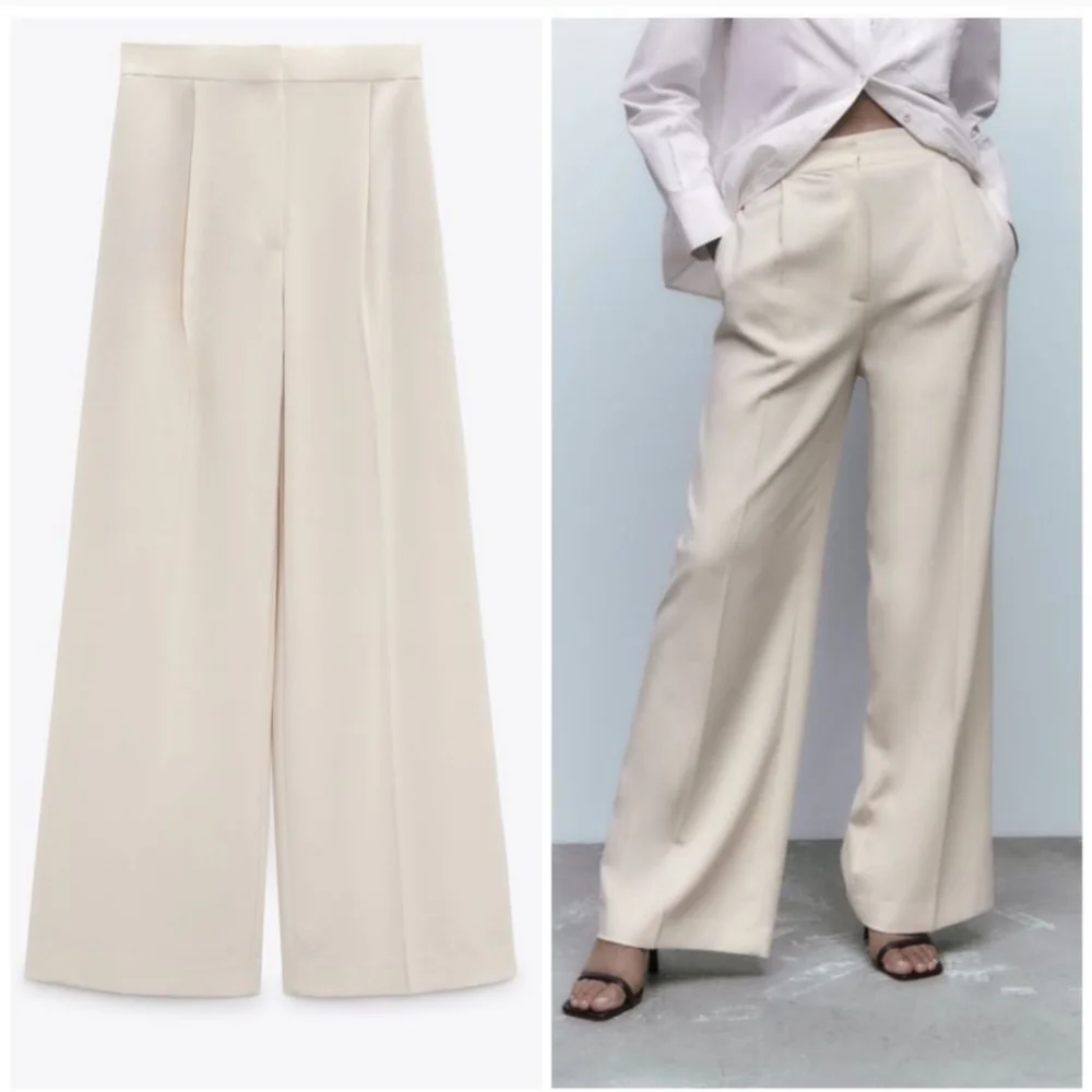 ZARA WIDE LEG PANTS Size XS